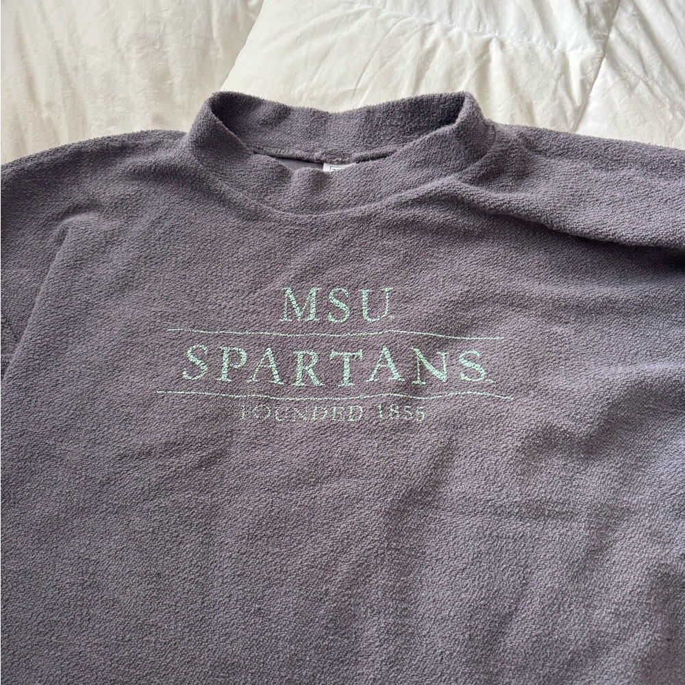 MSU Spartans Gray Sweatshirt